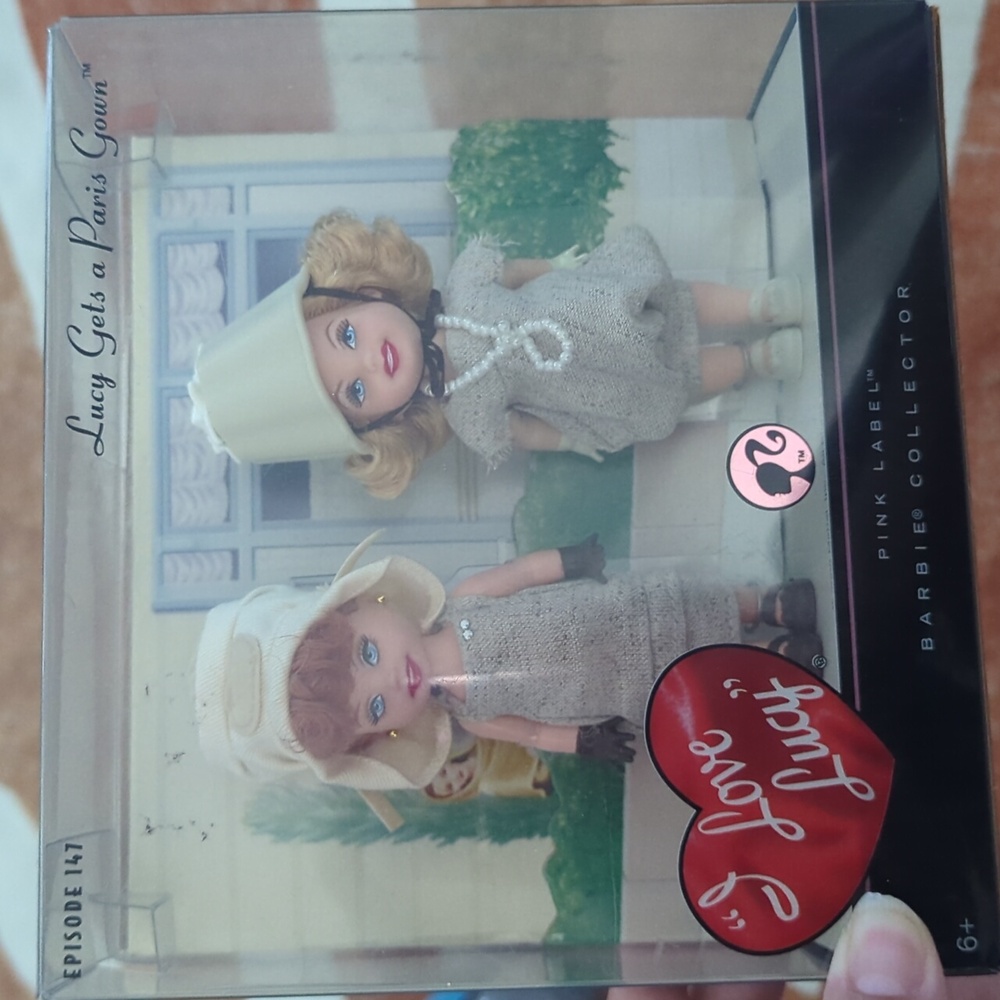 I love Lucy Barbie collector pink label